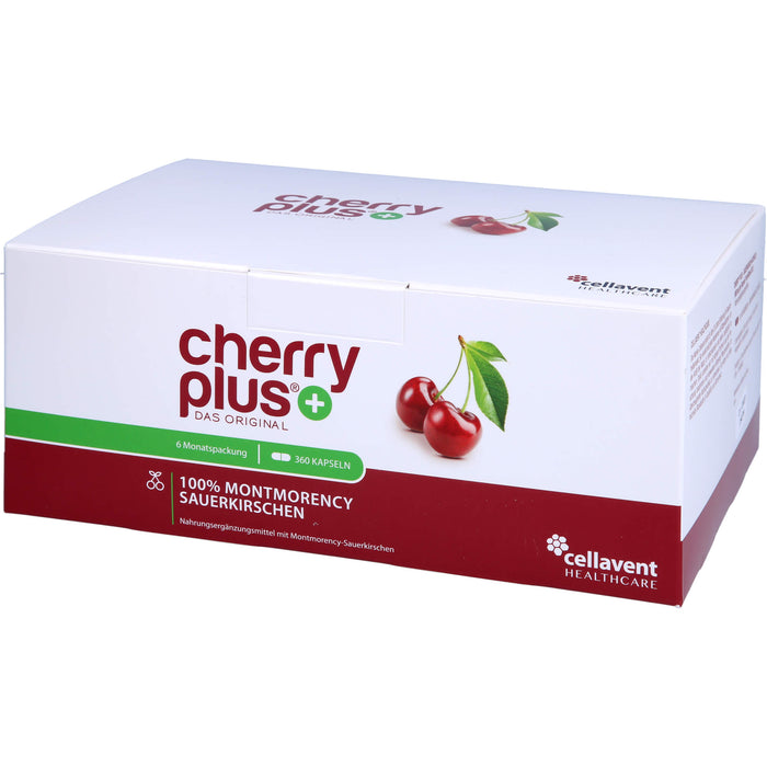 cherry plus 100 % Montmorency Sauerkirschen Kapseln, 360 St. Kapseln