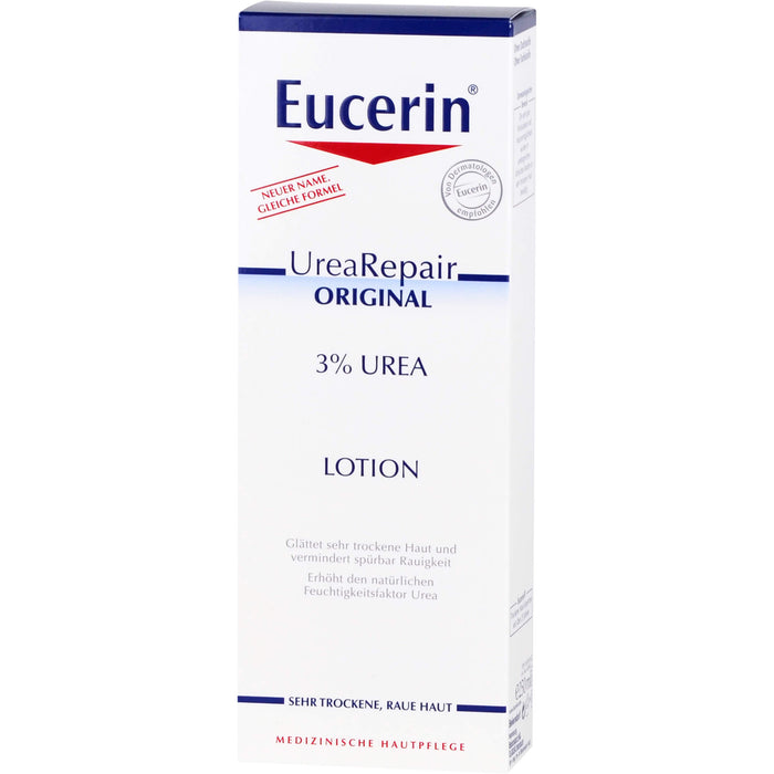 Eucerin UreaRepair 3% Urea Lotion für trockene Haut, 250 ml Lotion