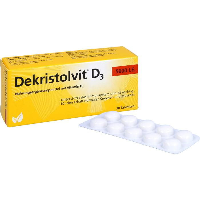 Dekristolvit D3 5600 I.E. Tabletten, 30 St. Tabletten