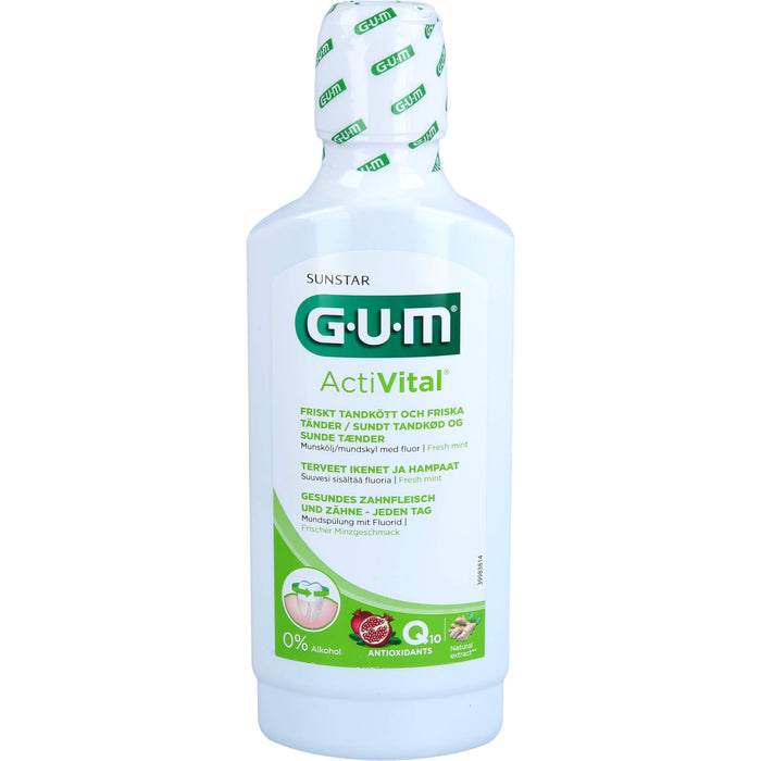 GUM ActiVital Mundspülung, 500 ml Lösung