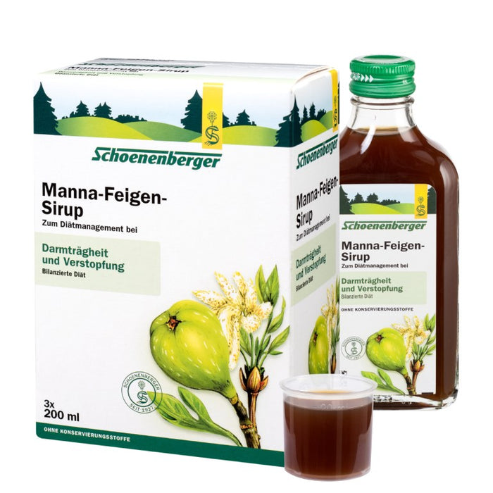Schoenenberger Manna-Feigen-Sirup Darmträgheit und Verstopfung, 600 ml Lösung