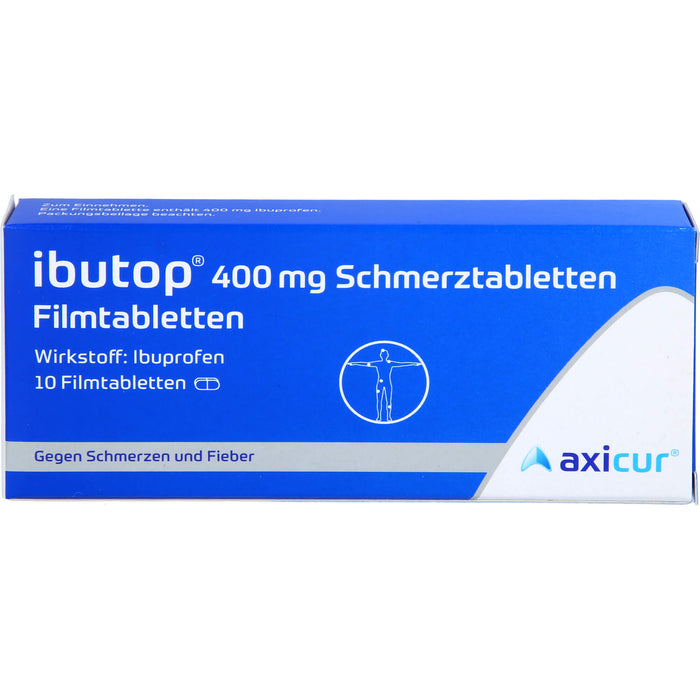 ibutop 400 mg Schmerztabletten Reimport axicorp, 10 St. Tabletten