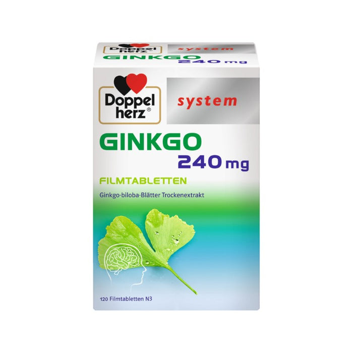 Doppelherz system Ginkgo 240 mg Tabletten, 120 St. Tabletten