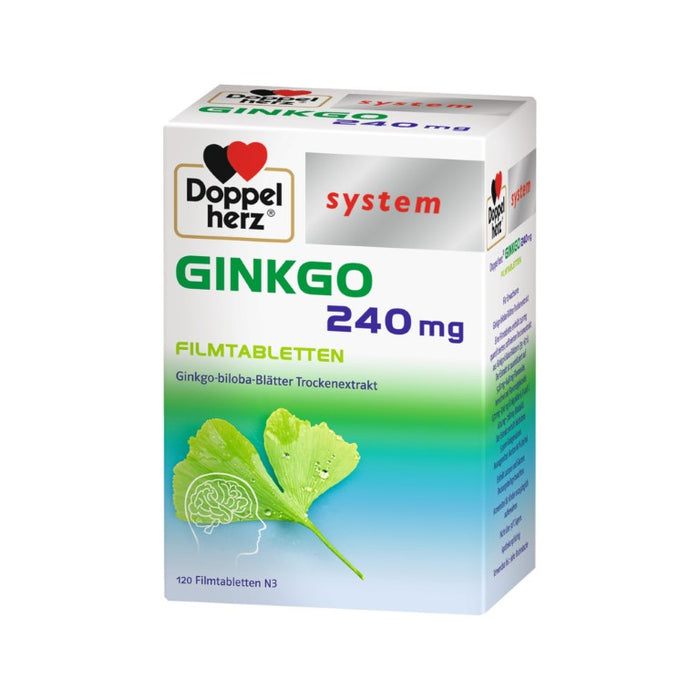 Doppelherz system Ginkgo 240 mg Tabletten, 120 St. Tabletten