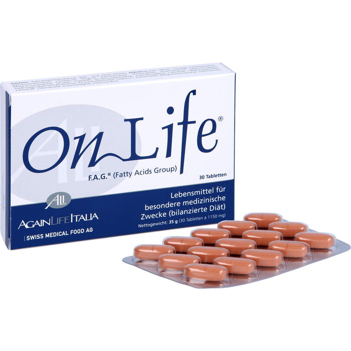 OnLife F. A. G. Fatty Acids Group Tabletten, 30 St. Tabletten