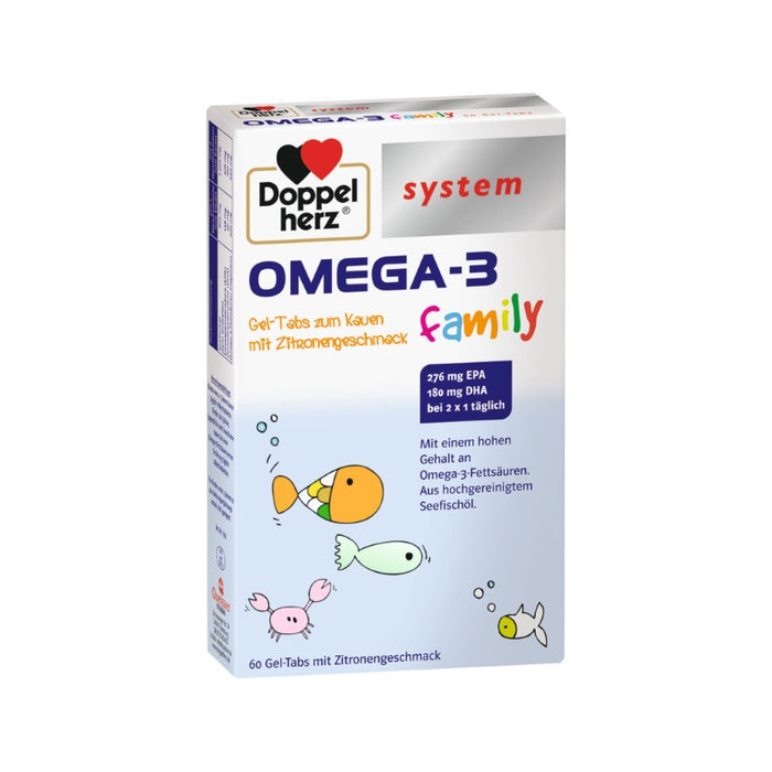 Doppelherz system OMEGA-3 family, 60 St. Tabletten