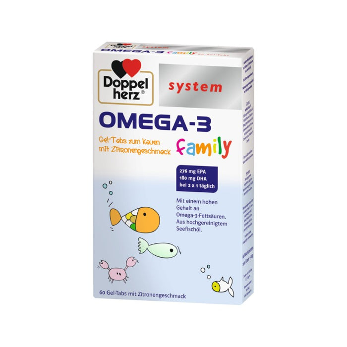 Doppelherz system OMEGA-3 family, 60 St. Tabletten