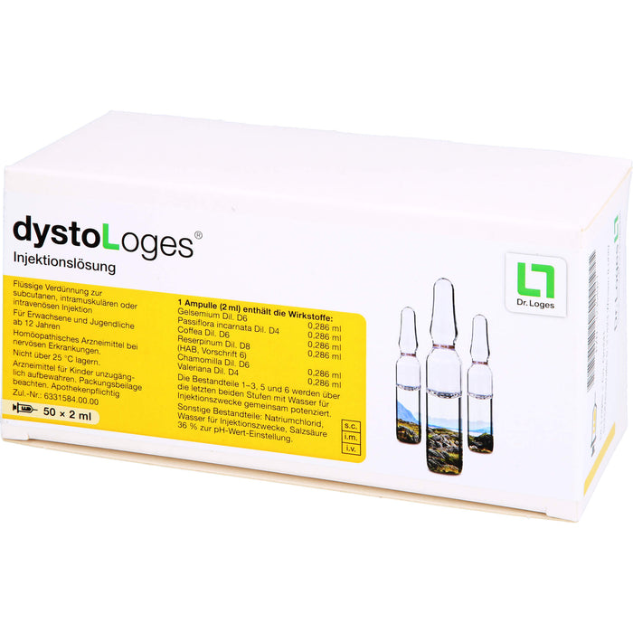 dystoLoges Injektionslösung Ampullen bei nervösen Erkrankungen, 50 St. Ampullen