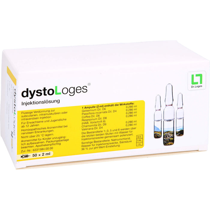 dystoLoges Injektionslösung Ampullen bei nervösen Erkrankungen, 50 St. Ampullen