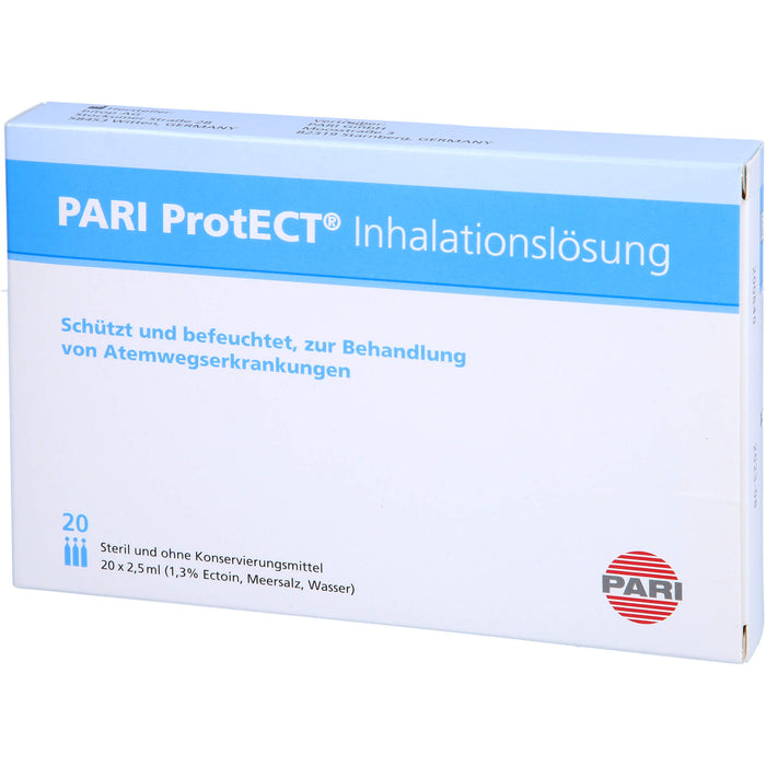PARI ProtECT Inhalationslösung mit Ectoin 10x2,5ml, 50 ml Lösung