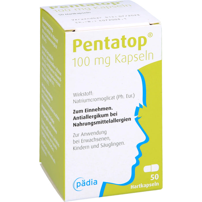 Pentatop 100 mg Kapseln bei Nahrungsmittelallergien, 50 St. Kapseln
