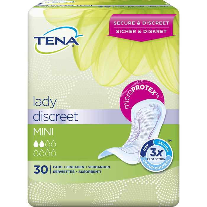 TENA Lady Discreet Mini Inkontinenz Einlagen, 30 St