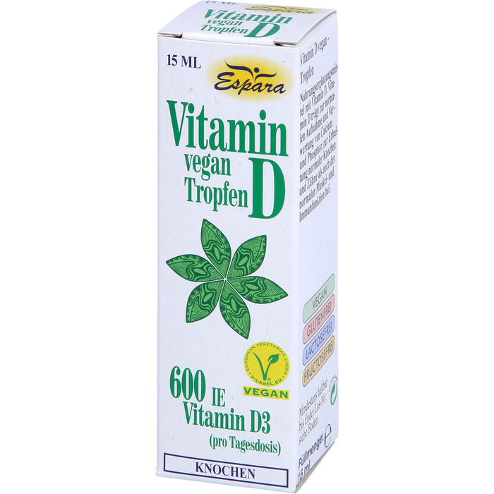 Vitamin D-Tropfen vegan, 15 ml TRO