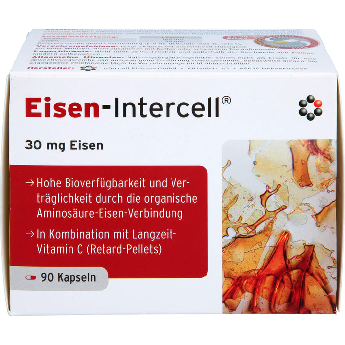 Eisen-Intercell 30 mg Kapseln, 90 St. Kapseln