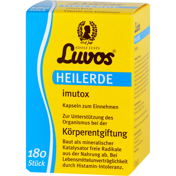 Luvos Heilerde imutox Kapseln Körperentgiftung, 180 St. Kapseln