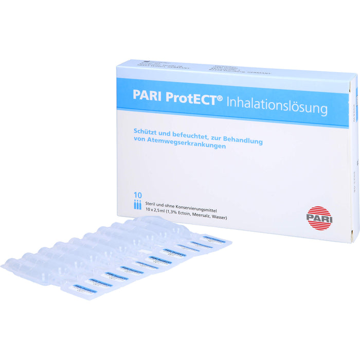 PARI ProtECT Inhalationslösung mit Ectoin bei Atemwegserkrankungen, 25 ml Lösung