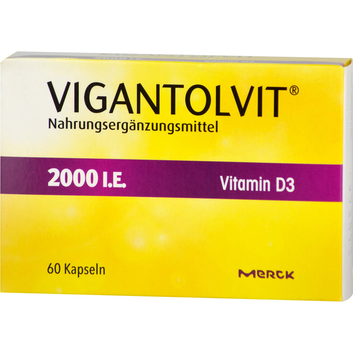 VIGANTOLVIT Vitamin D3 2000 I.E. Kapseln, 60 St. Kapseln