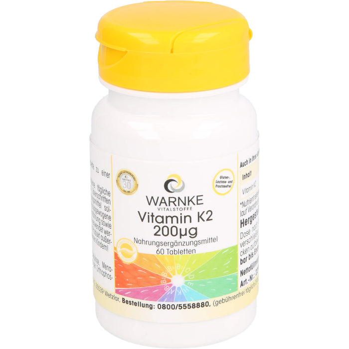 WARNKE Vitamin K2 200 µg Tabletten, 60 St. Tabletten