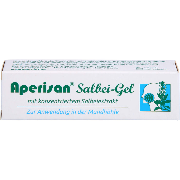 Aperisan Salbei Gel für sensibles und gereiztes Zahnfleisch, 10 ml Gel