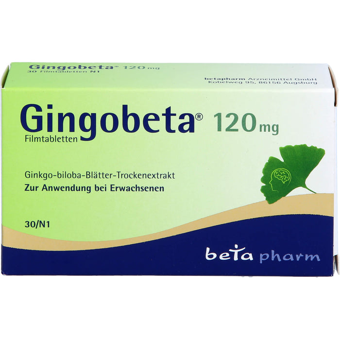 Gingobeta 120 mg Filmtabletten, 30 St. Tabletten