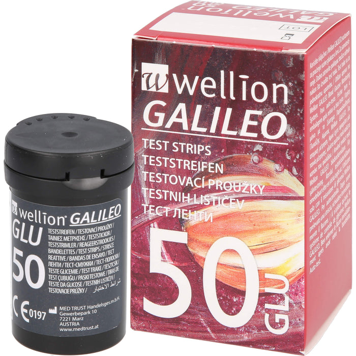 Wellion Galileo Blutzuckerteststreifen, 50 St. Teststreifen