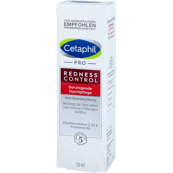 Cetaphil Pro RednessControl beruhigende Nachtpflege, 50 ml Creme