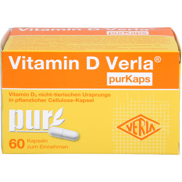 Vitamin D Verla purKaps Kapseln zum Einnehmen, 60 St. Kapseln