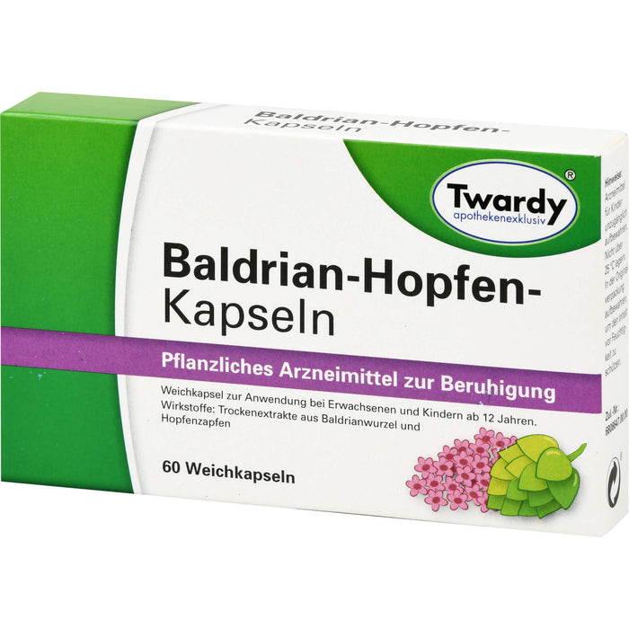 Baldrian-Hopfen-Kapseln Twardy, 60 St WKA