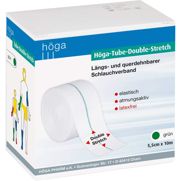 Höga-Tube-Double-Stretch 5,5cm x 10m grün, 1 St BIN