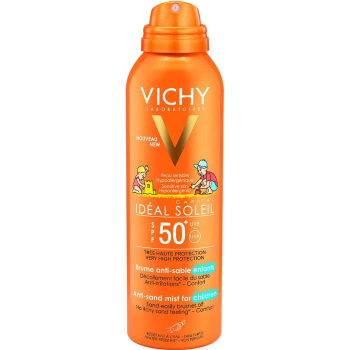 VICHY Idéal Soleil Anti-Sand-Spray für Kinder LSF 50+, 200 ml Lösung
