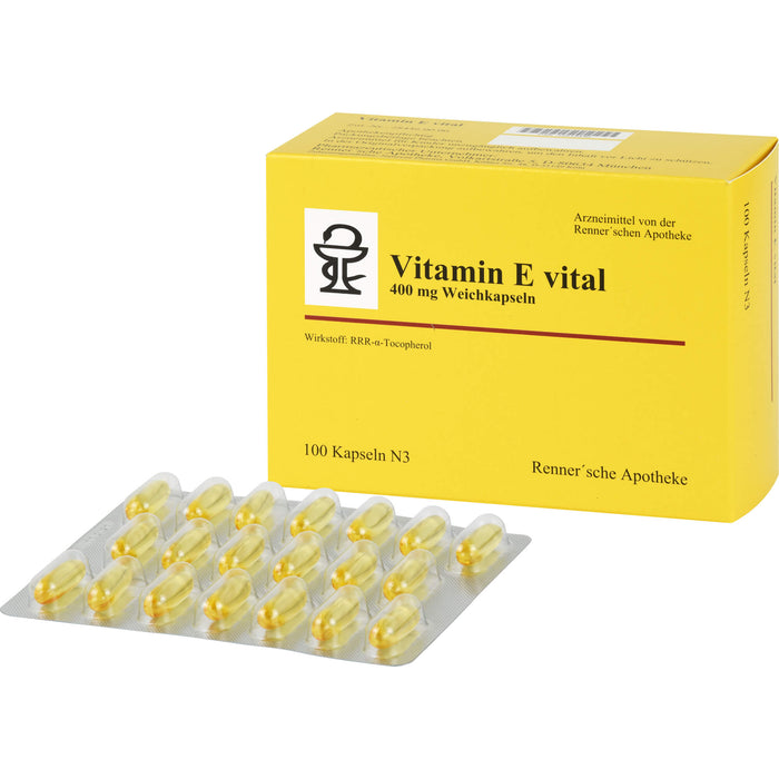 Vitamin E Vital 400mg Renn, 100 St WKA