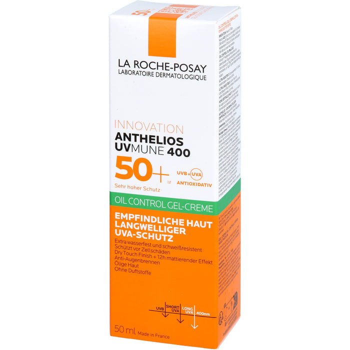 LA ROCHE-POSAY Anthelios XL LSF 50+ mattierende Gel-Creme, 50 ml Creme