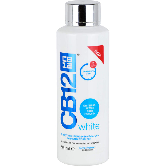CB12 White Mundspülung schützt vor unangenehmen Atem, 500 ml Lösung