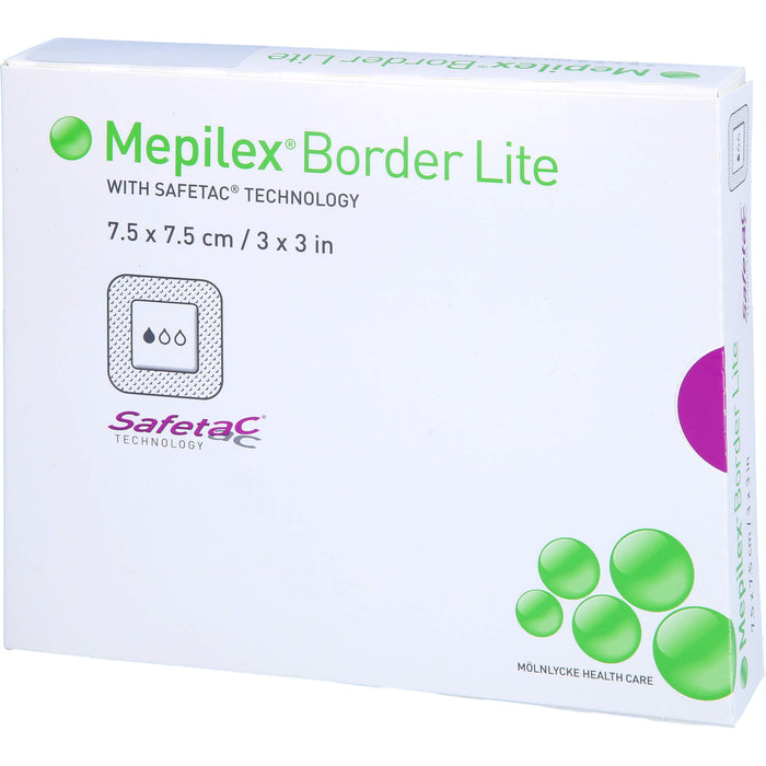 MEPILEX Border Lite Schaumverband 7,5x7,5cm steril, 5 St. Wundauflagen
