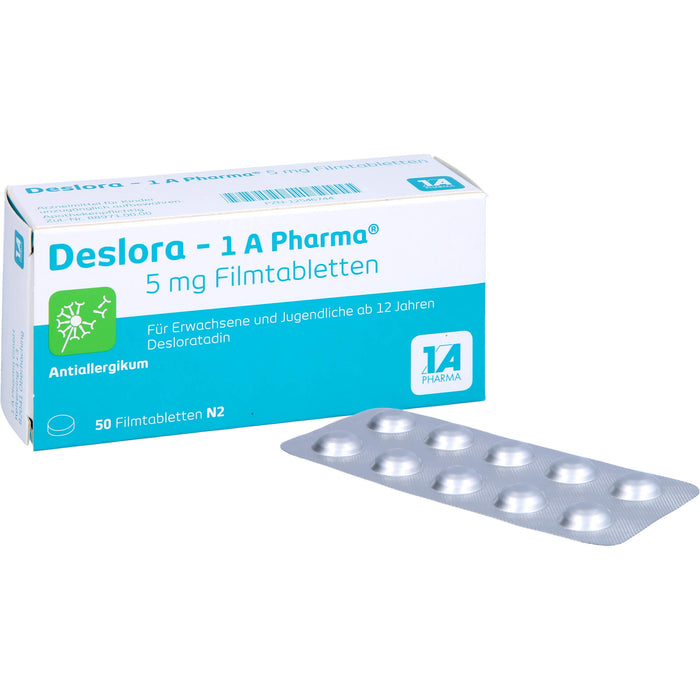 Deslora - 1 A Pharma 5 mg Filmtabletten, 50 St FTA