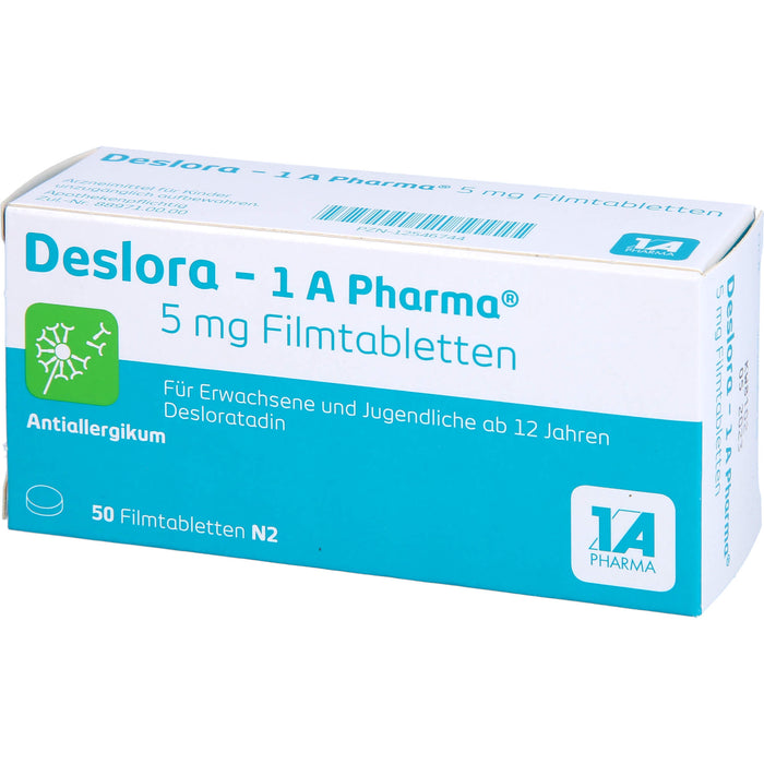 Deslora - 1 A Pharma 5 mg Filmtabletten, 50 St FTA