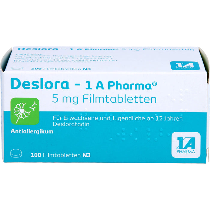 Deslora - 1 A Pharma 5 mg Filmtabletten, 100 St. Tabletten