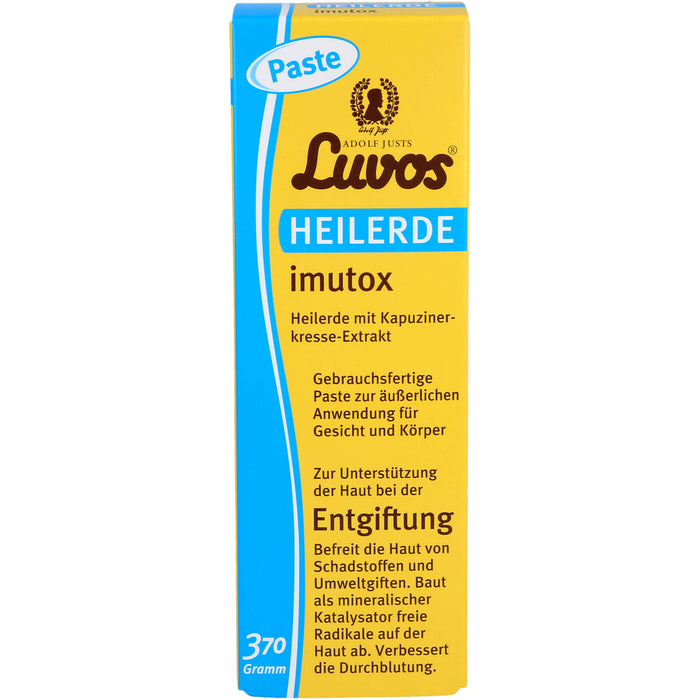 Luvos Heilerde imutox Paste  zur Unterstützung der Haut bei der Entgiftung, 370 g Paste
