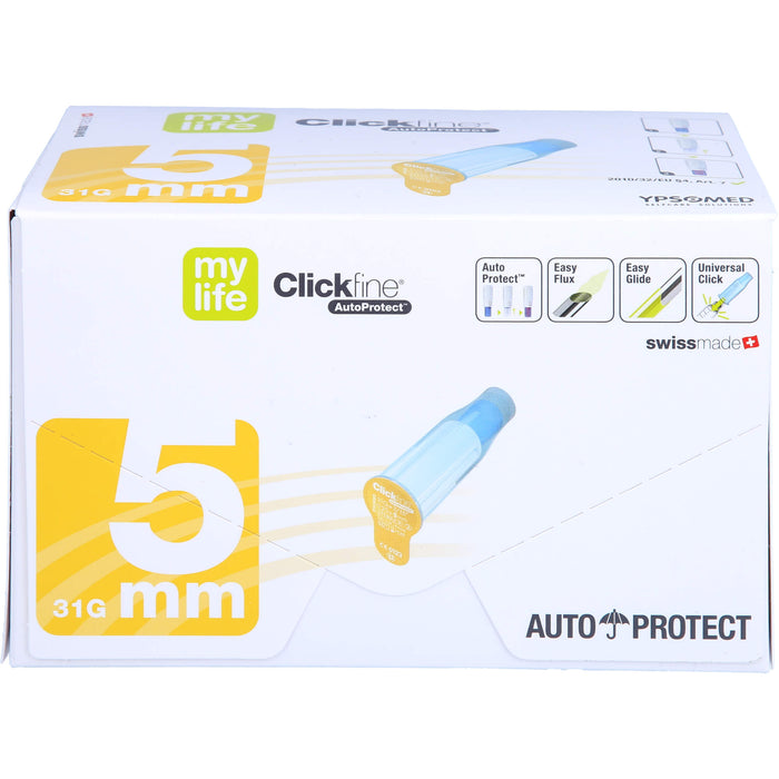 Clickfine AutoProtect 5 mm 31 G Pen-Nadeln, 100 St KAN