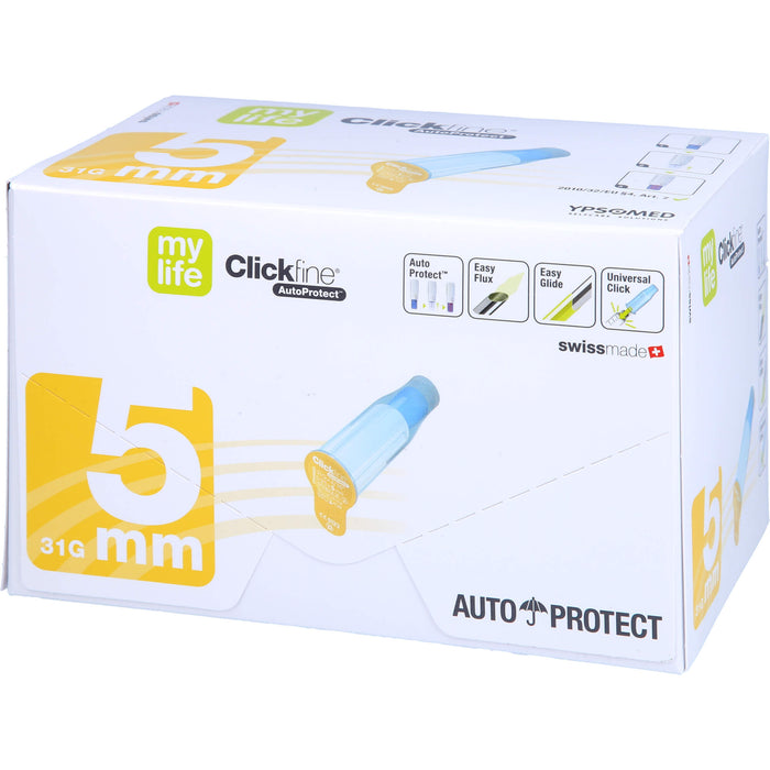 Clickfine AutoProtect 5 mm 31 G Pen-Nadeln, 100 St KAN
