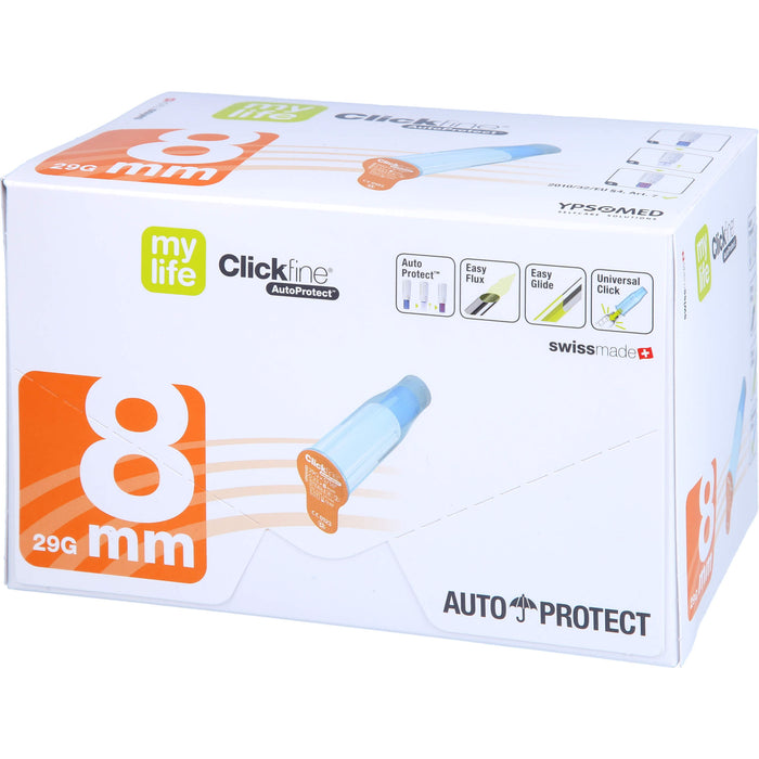 Clickfine AutoProtect 8 mm 29 G Pen-Nadeln, 100 St KAN