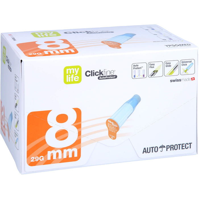 Clickfine AutoProtect 8 mm 29 G Pen-Nadeln, 100 St KAN