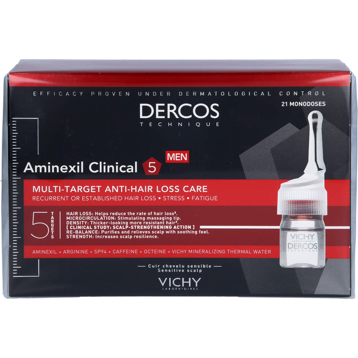 VICHY Aminexil Clinical 5 Men Ampullen, 21 St. Ampullen