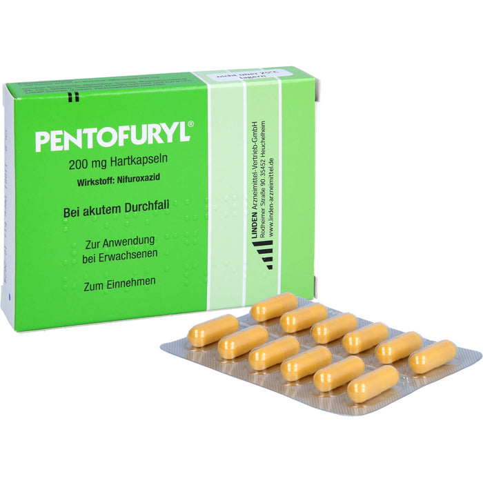 PENTOFURYL 200 mg Kapseln bei akutem Durchfall, 12 St. Kapseln