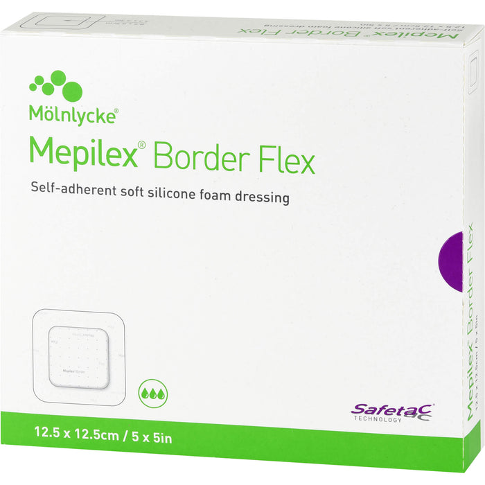 Mepilex Border Flex 12,5 cm x 12,5 cm Schaumverband, 10 St. Verband