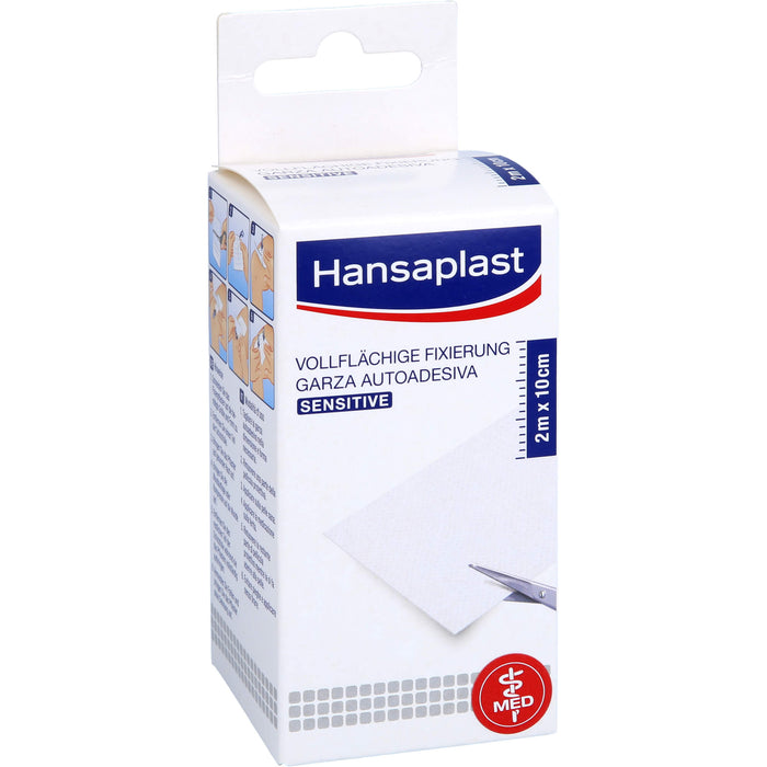 Hansaplast Vollflächige Fixierung sensitive 2m x 10cm, 1 St. Pflaster