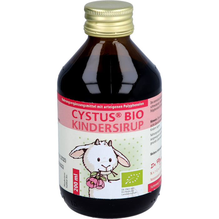 CYSTUS Bio Kindersirup Flüssigkeit, 200 ml Lösung