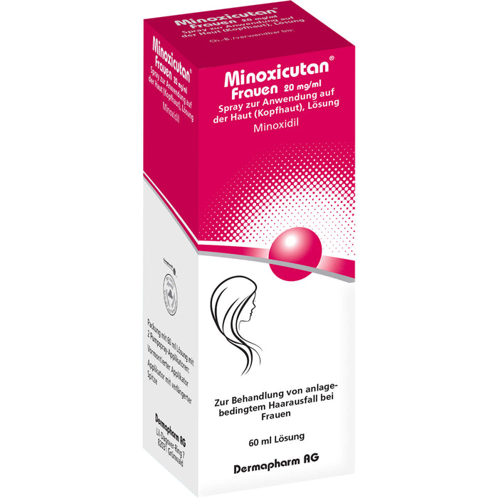 Minoxicutan Frauen 20 mg/ml Spray zur Anwendung auf der Haut, 60 ml Lösung