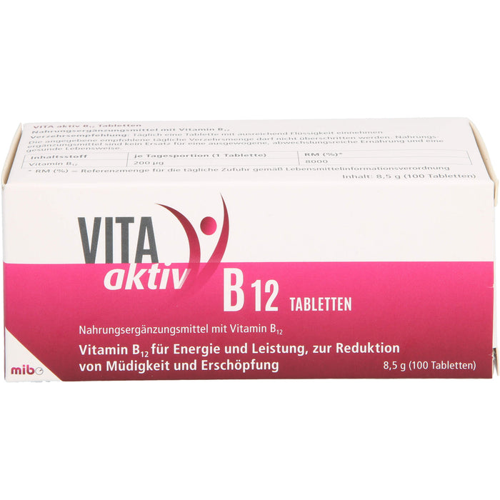 VITA aktiv B 12 Tabletten, 100 St TAB