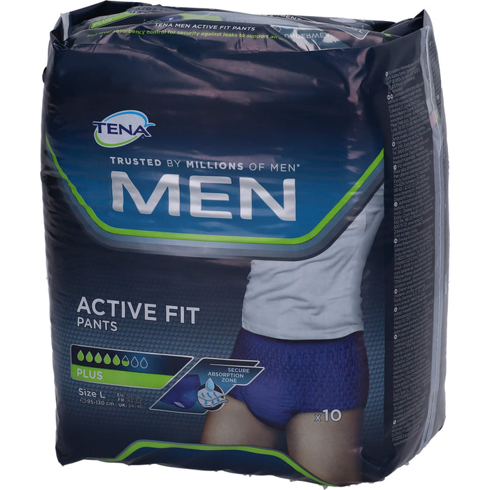 TENA Men Active Fit Pants Plus L, 10 St